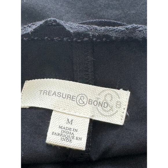 New ~ ( NORDSTROM ) TREASURE & BOND ~ Embroidered Lace Trim Tank M 100% cotton - Picture 5 of 6